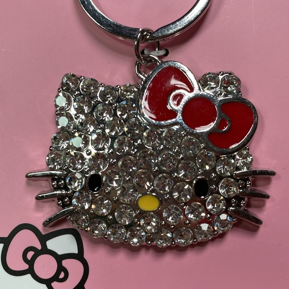 Hello Kitty Rhinestone Keychain - Picture 2 of 2